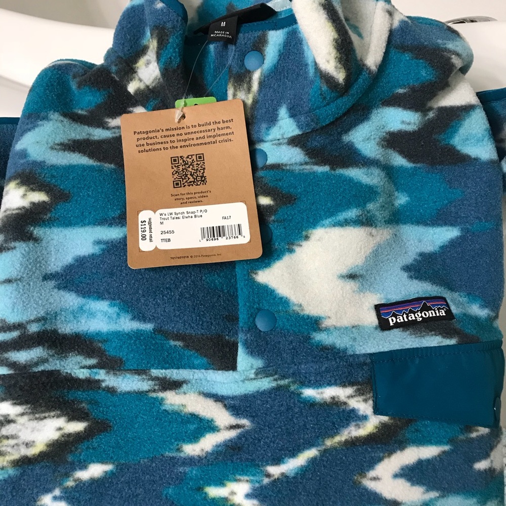 Patagonia Synchilla Snap-T Fleece Pullover -Size M